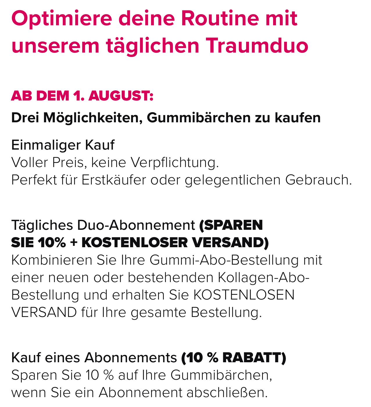 Younique Dailyyou Gummis günstiger im Abo kaufen 