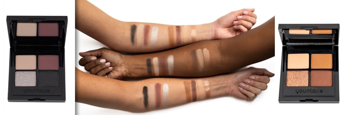 Younique Moodstruck Essential Palette warme und kalte Farbtöne geswatched