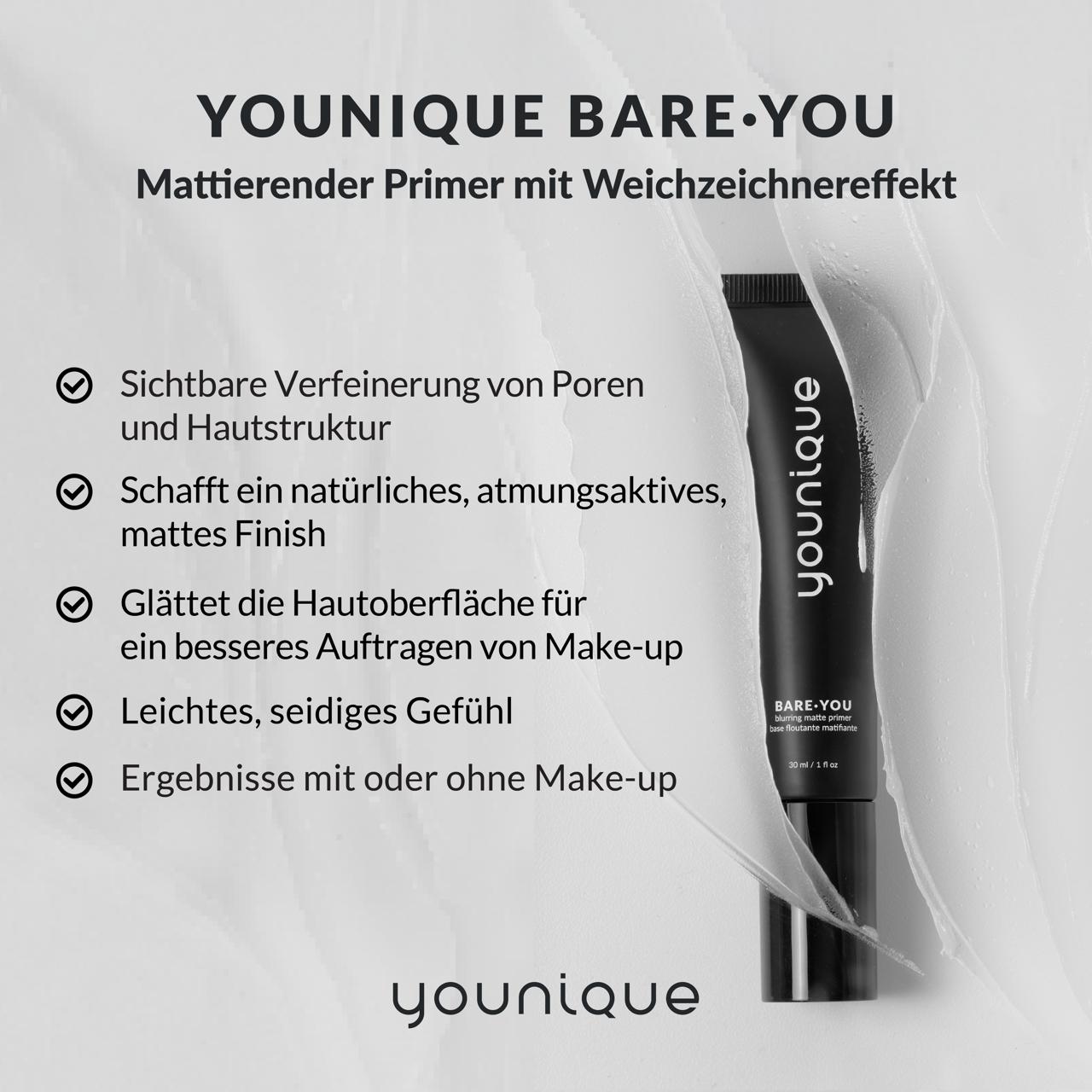 Younique BareYou mattierender Primer mit Weichzeichnereffekt Vorteile